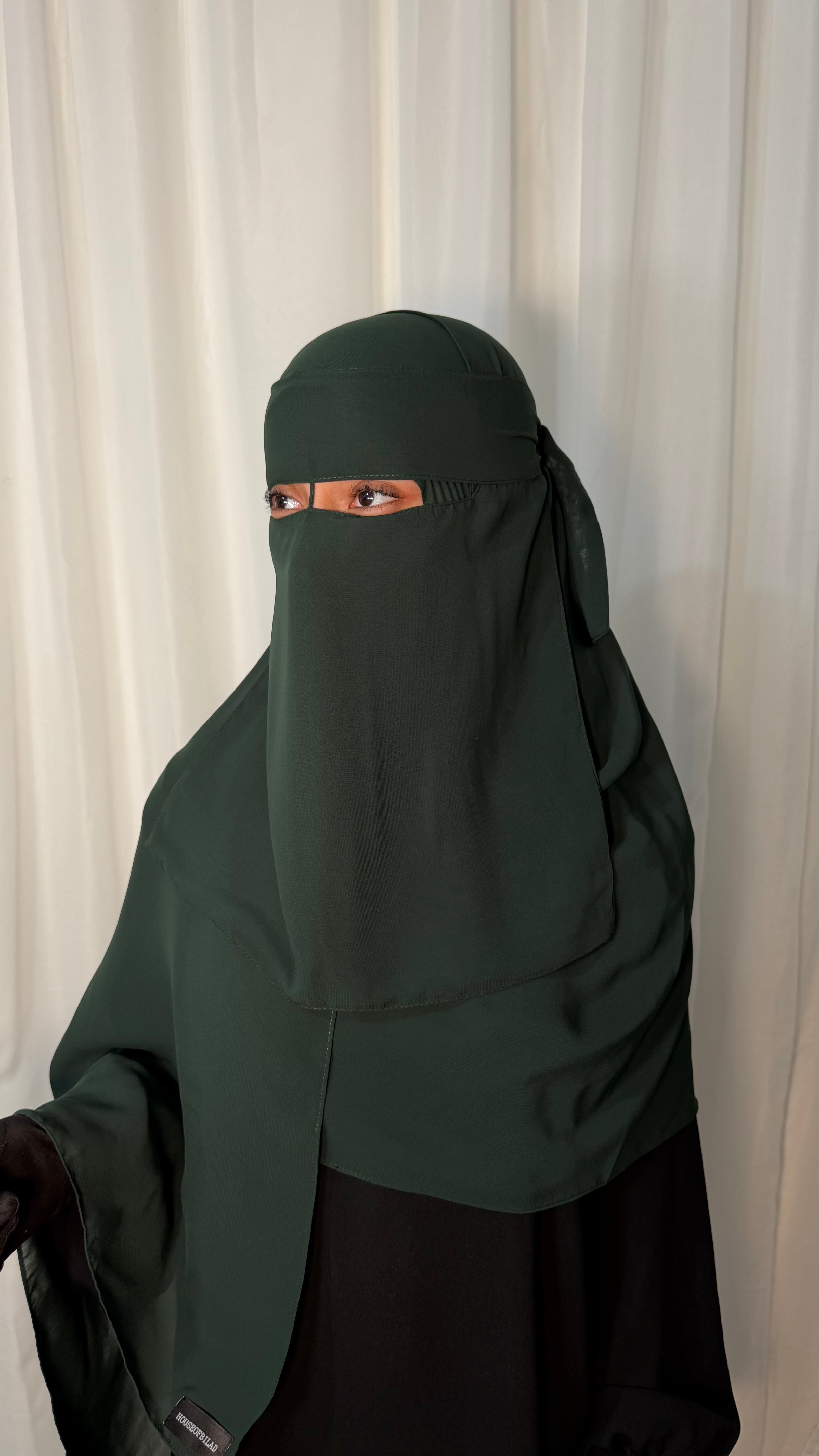 Nose string niqab set - Pine