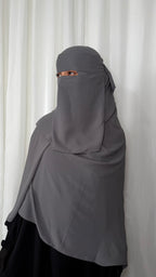 Maxi niqab set - Cloud