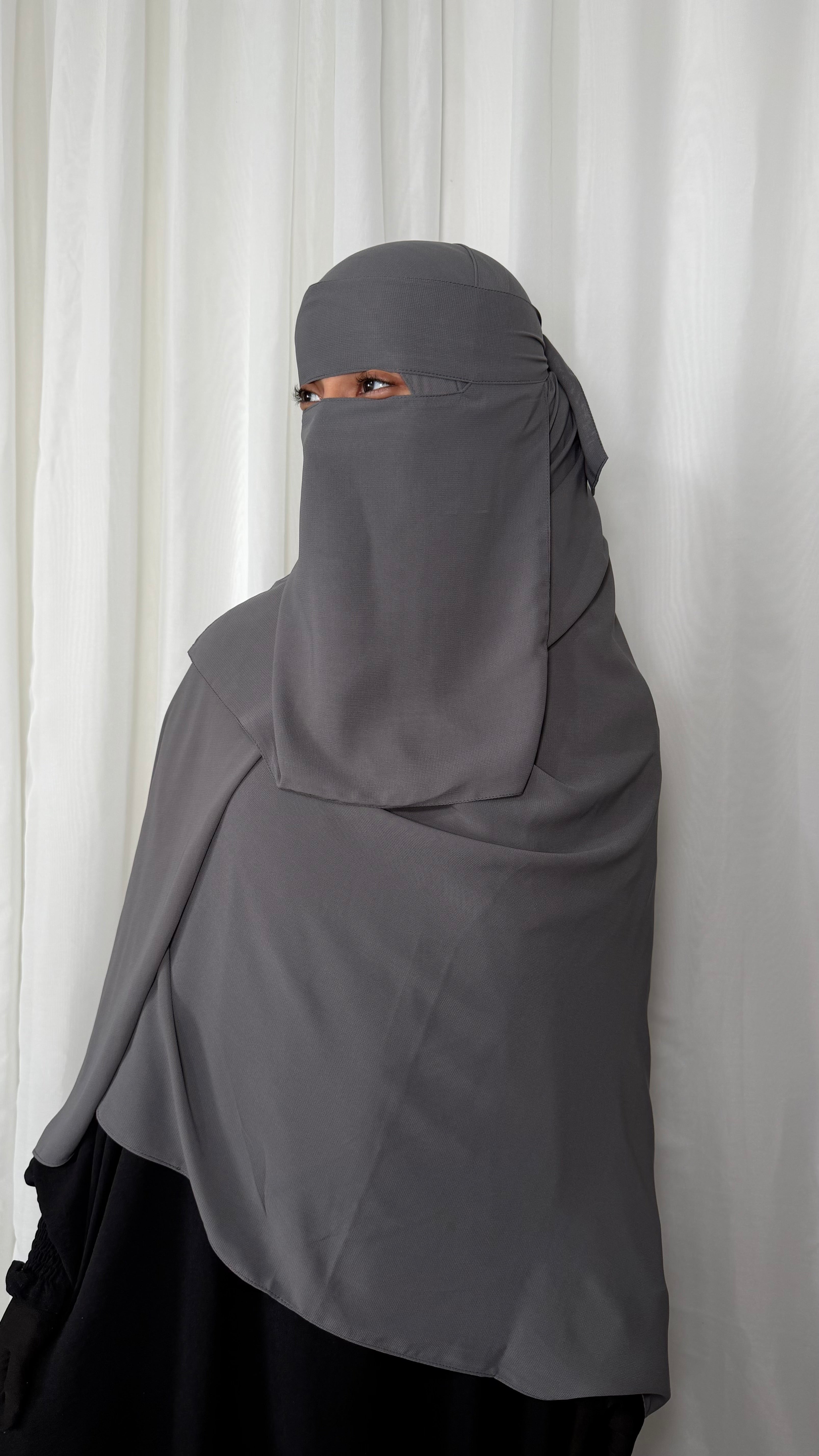 Maxi niqab set - Cloud