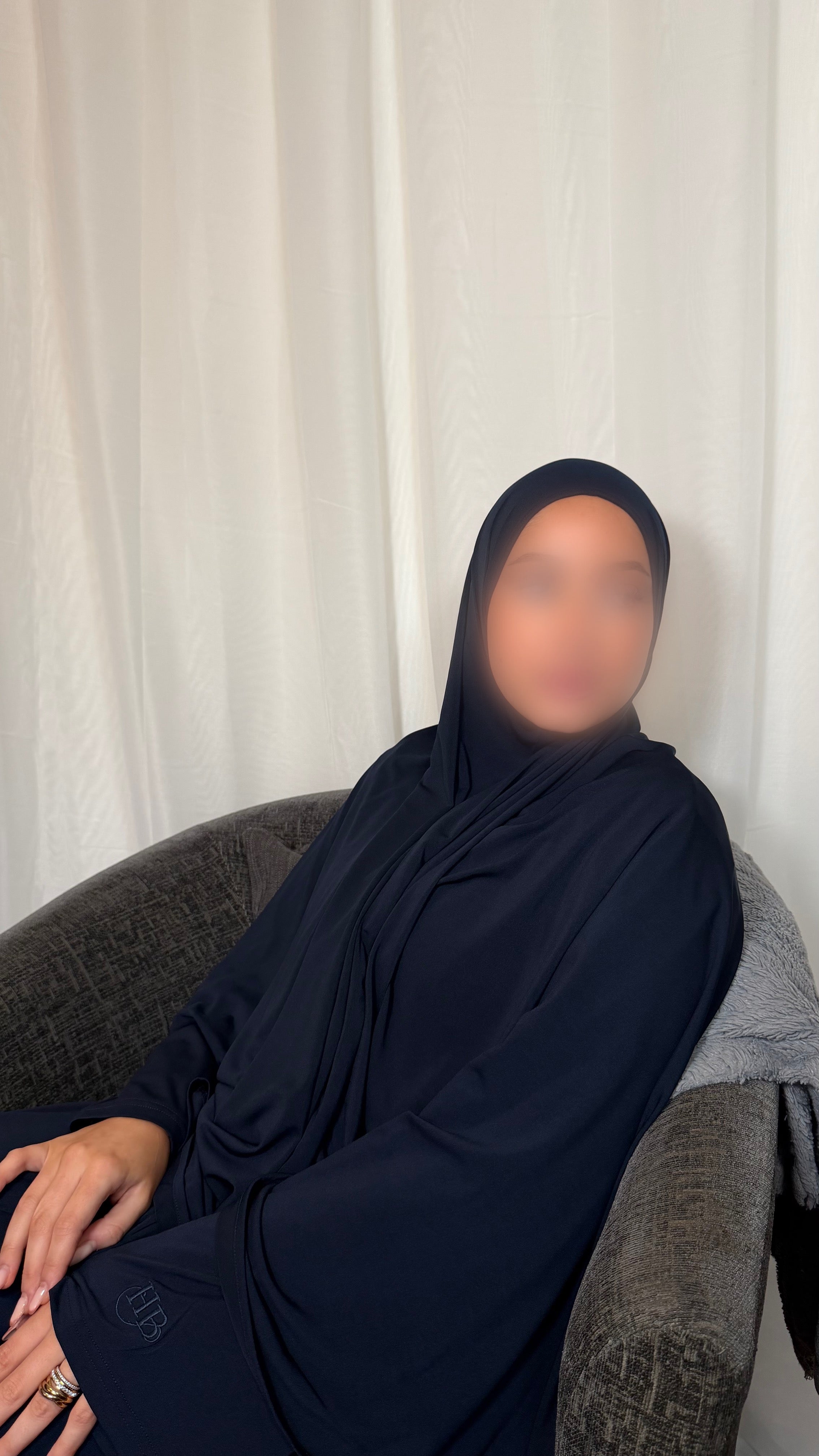 Khimar Abaya Set - Sea