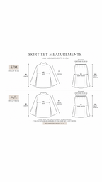 Skirt Set - Pebble