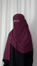 Standard niqab set - Maroon