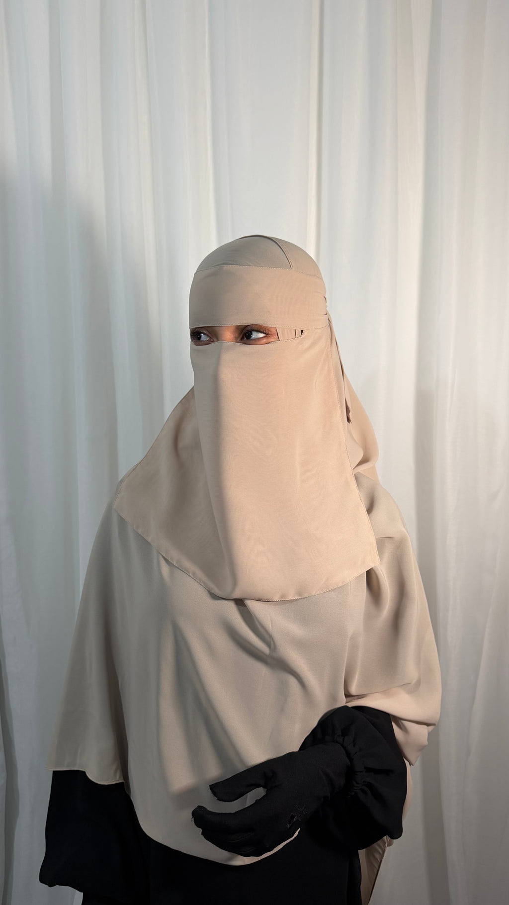 12 inch Niqab only - Cream