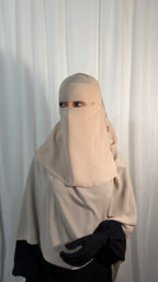 12 inch Niqab only - Cream