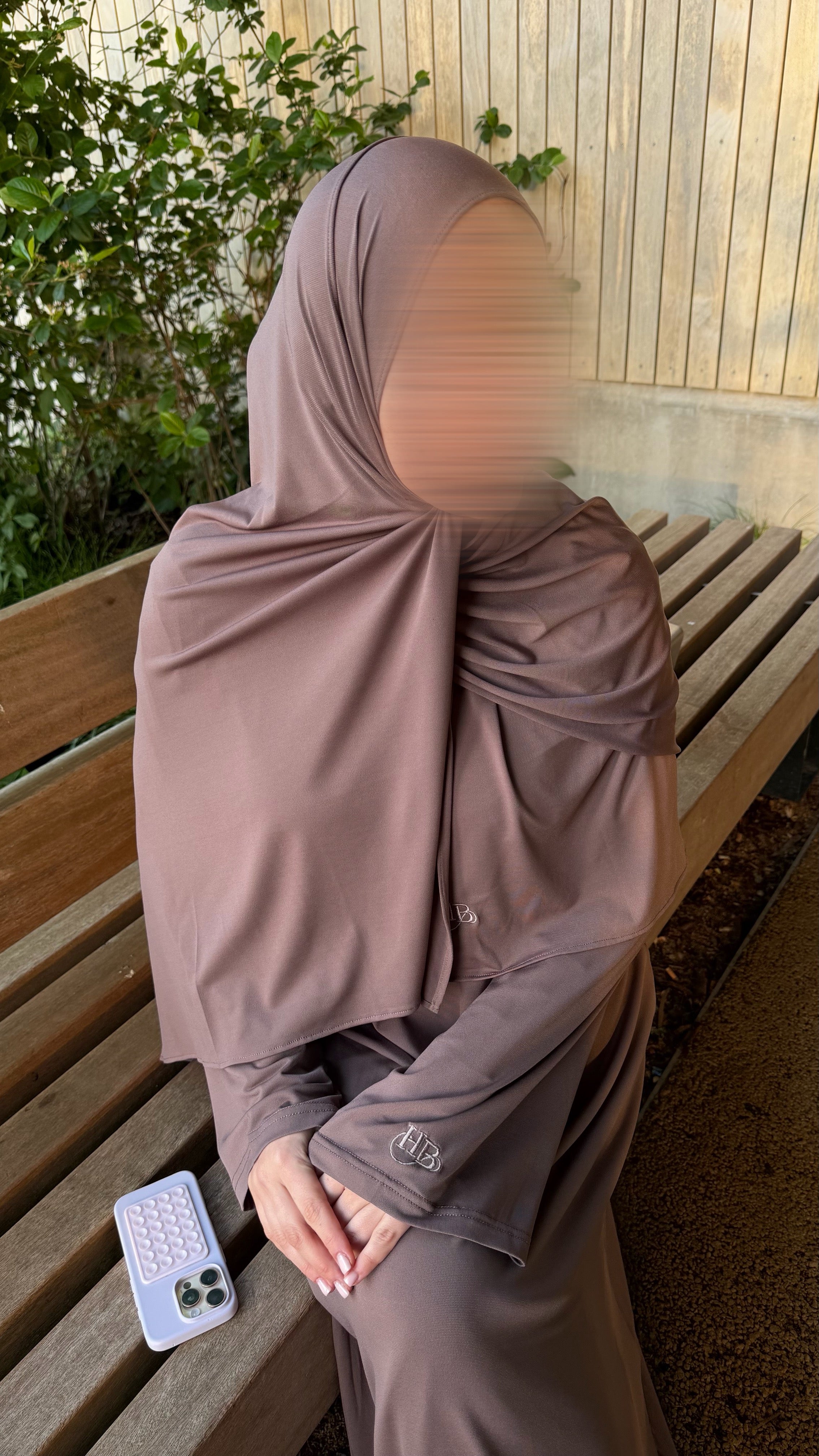 Hijab Abaya set - Truffle