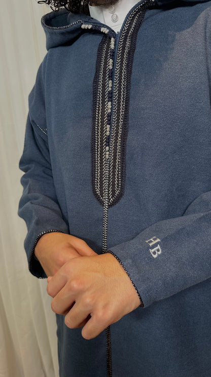 Bilad "Luxe" Djellaba - Deep Sea