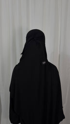 Nose string niqab set - Black