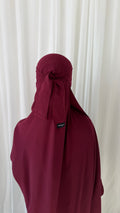 Medium hijab only - Cherry