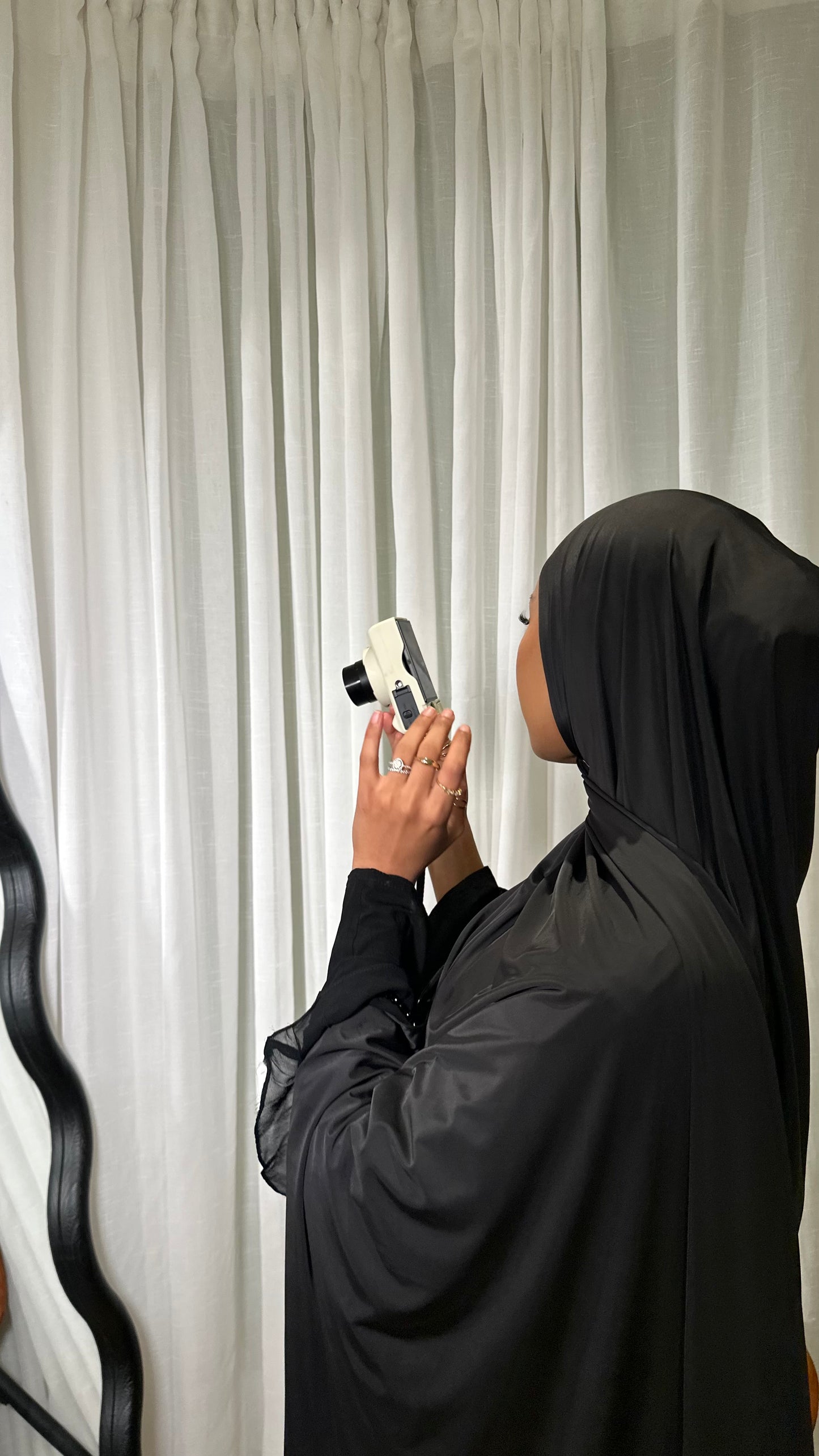 Bamboo Jersey Hijab - Ink