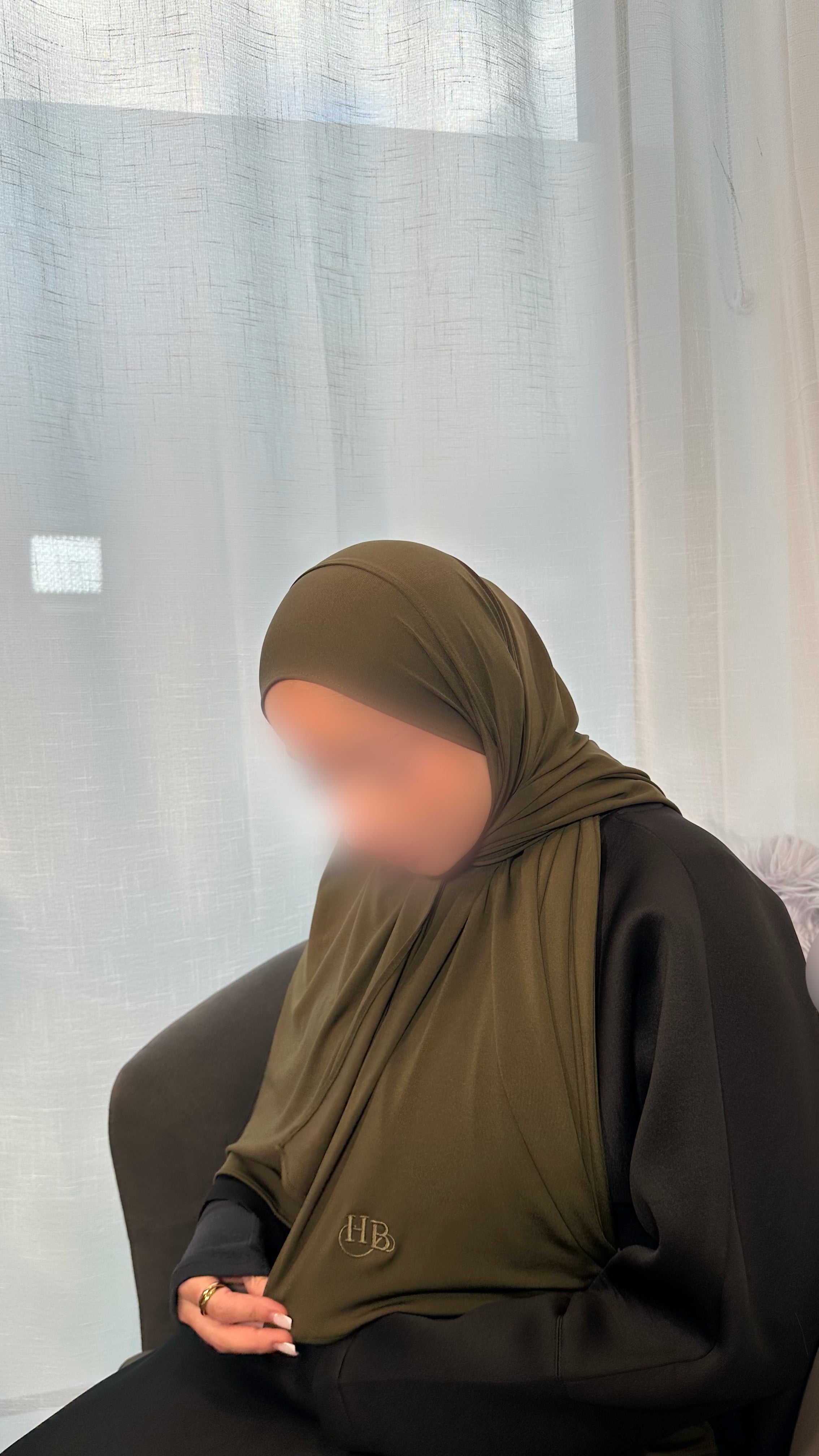 Premium Jersey Hijab - Forest