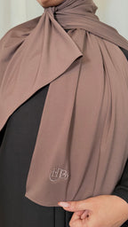 Premium Jersey Hijab - Truffle