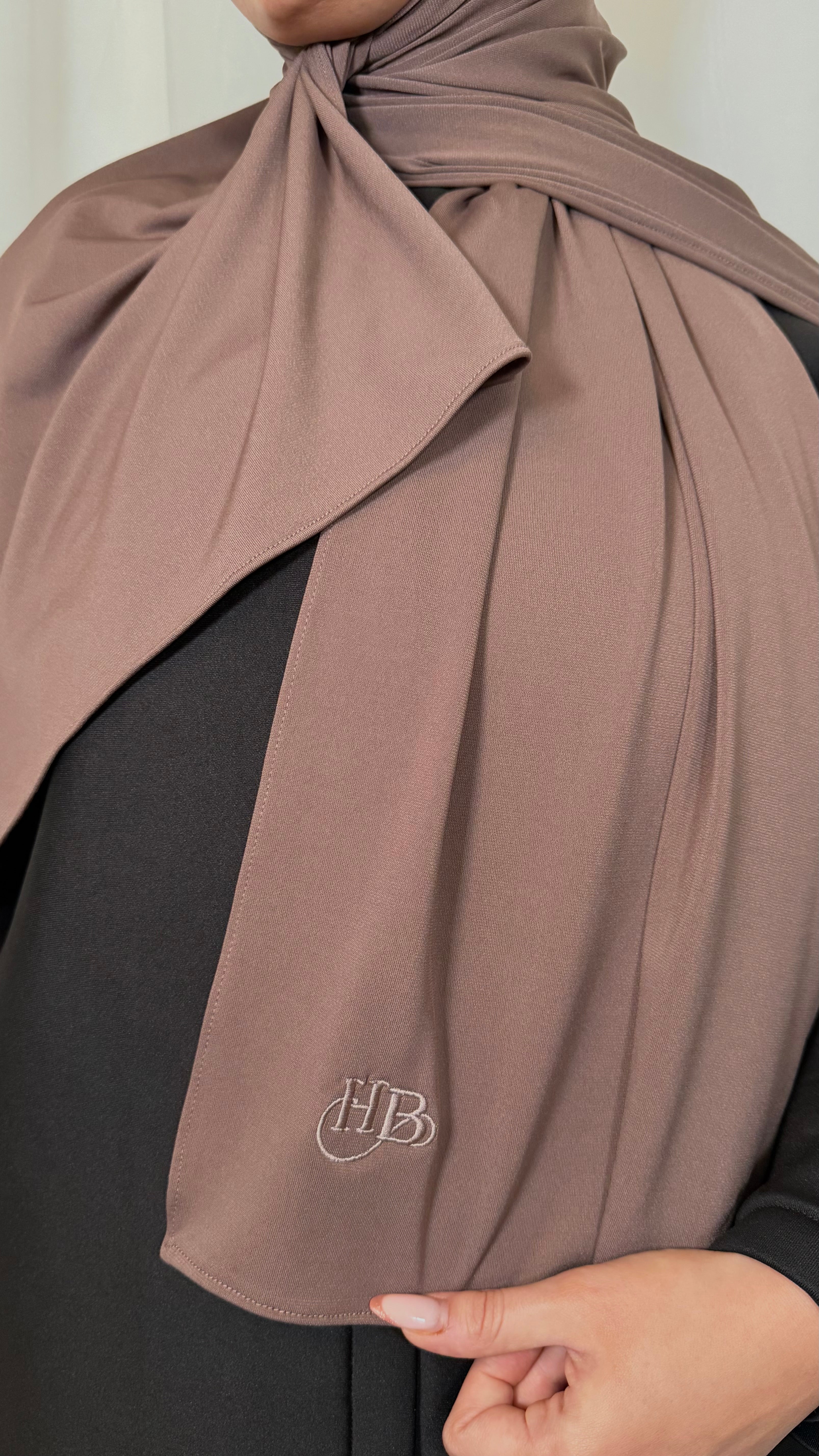 Premium Jersey Hijab - Truffle