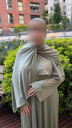 Hijab Abaya set - Sage