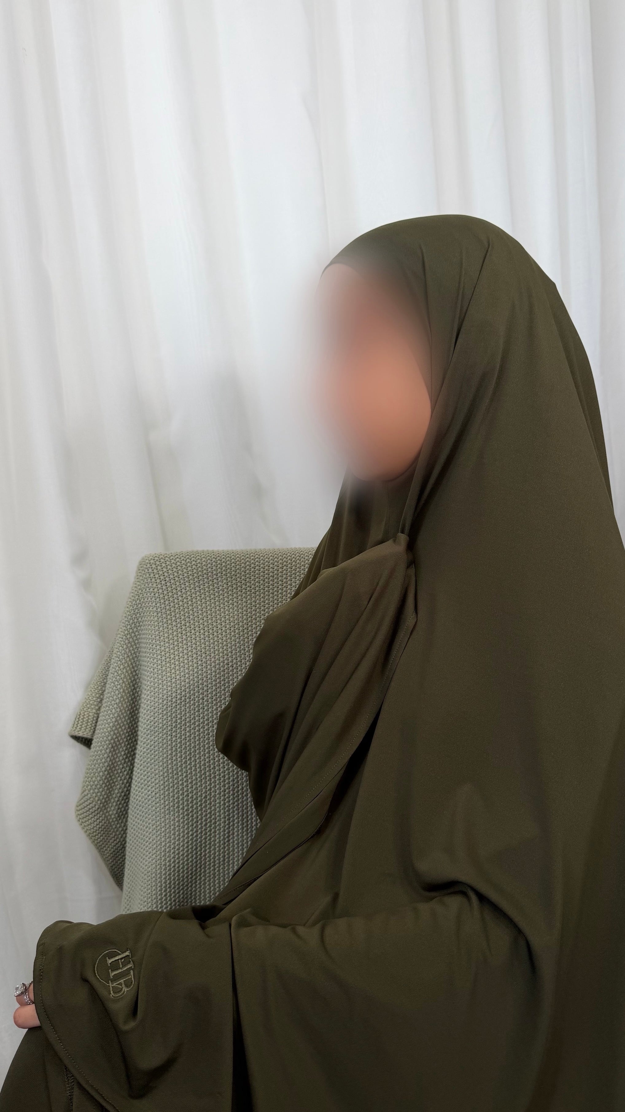 Khimar Abaya Set - Forest