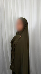 Khimar Abaya Set - Forest